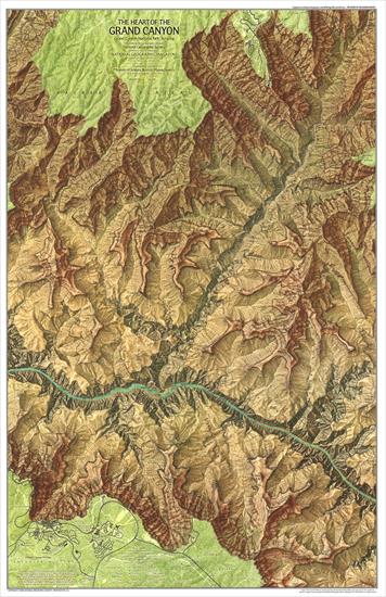 National Geografic - Mapy - USA - Grand Canyon National Park, Arizona 1978.jpg