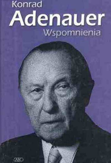 Konrad  Adenauer - Wspomnienia audiobook pl - okładka książki - ABC Future, 2000 rok.jpg