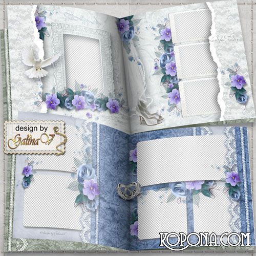 Romantic Photobook Violet Wedding author GalinaV - preview 2.jpeg