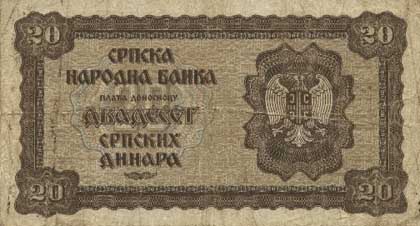 SERBIA I - 1941 - 20 dinarów b.jpg
