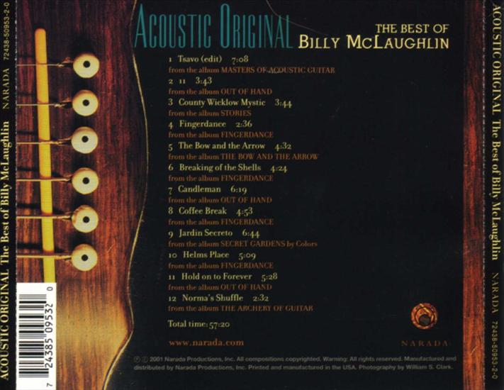 Acoustic Original The Best Of Billy McLaughlin - back.JPG
