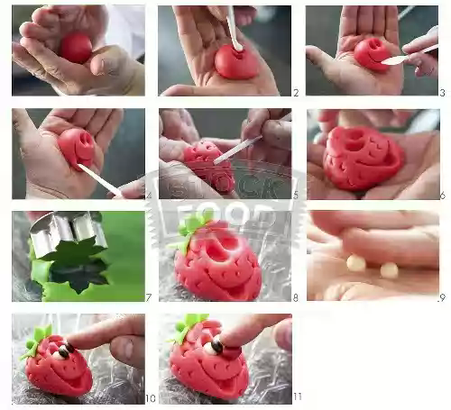 Jak Zrobić Figurki Na Tort - truskawka.bmp