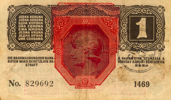 CHORWACJA - 1919 - 1 korona a.jpg