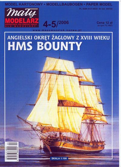 Mały Modelarz 2006.04-05 - Okret zaglowy HMS Bounty - 01.jpg
