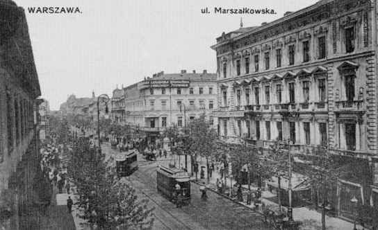 Warszawa - dawniej - ul. Marszałkowska.JPG