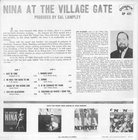 1962 - Nina at the Village Gate - .contracapa.jpg