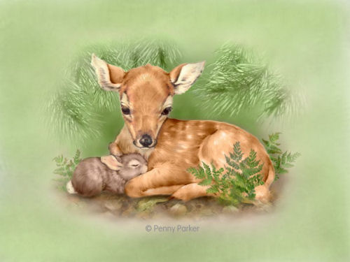 Wielkanocne życzenia - DeerRabbit1.jpg